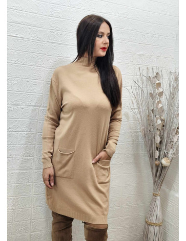 VESTIDO EMMA CAMEL