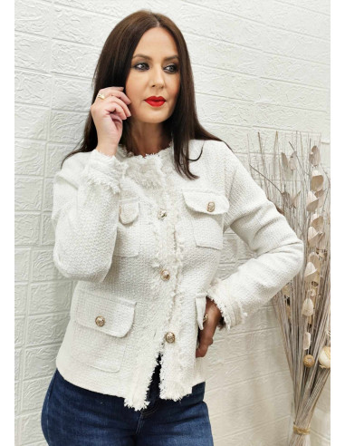 CHAQUETA EMILY BLANCA